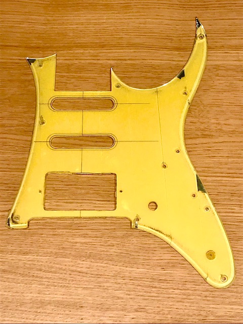 ピックガード作成 ミラーガード